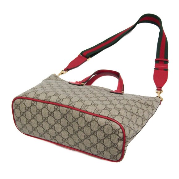 GUCCI Authentic Cream Leather Shoulder Bag - Picture 3 of 13